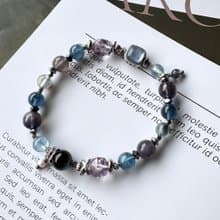 低調聚財 血滴堇青 透體雙色堇青 魔鬼海水藍寶 冰種海水藍寶