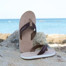 法國FYE環保休閒夾腳拖   巧克力/茶色/鹿棕  男款