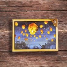 108片貓咪主題拼圖(天燈招財貓)