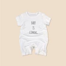 BABY IS COMING 寶寶來了 嬰兒棉包屁衣