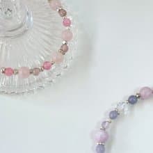 栩栩花落 / 粉晶手鍊