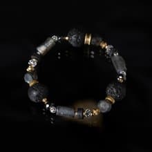 創作者 l 火山岩藍光拉長石手鍊 C1717