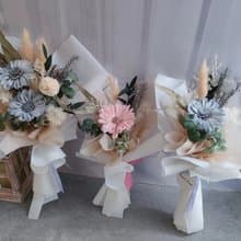 太陽花向日葵乾燥花束  韓式花束 畢業花束 畢業 老師禮物