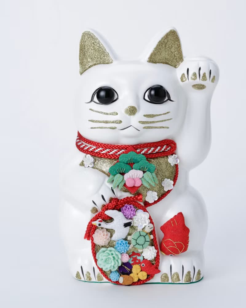 招き猫鶴亀ご縁猫