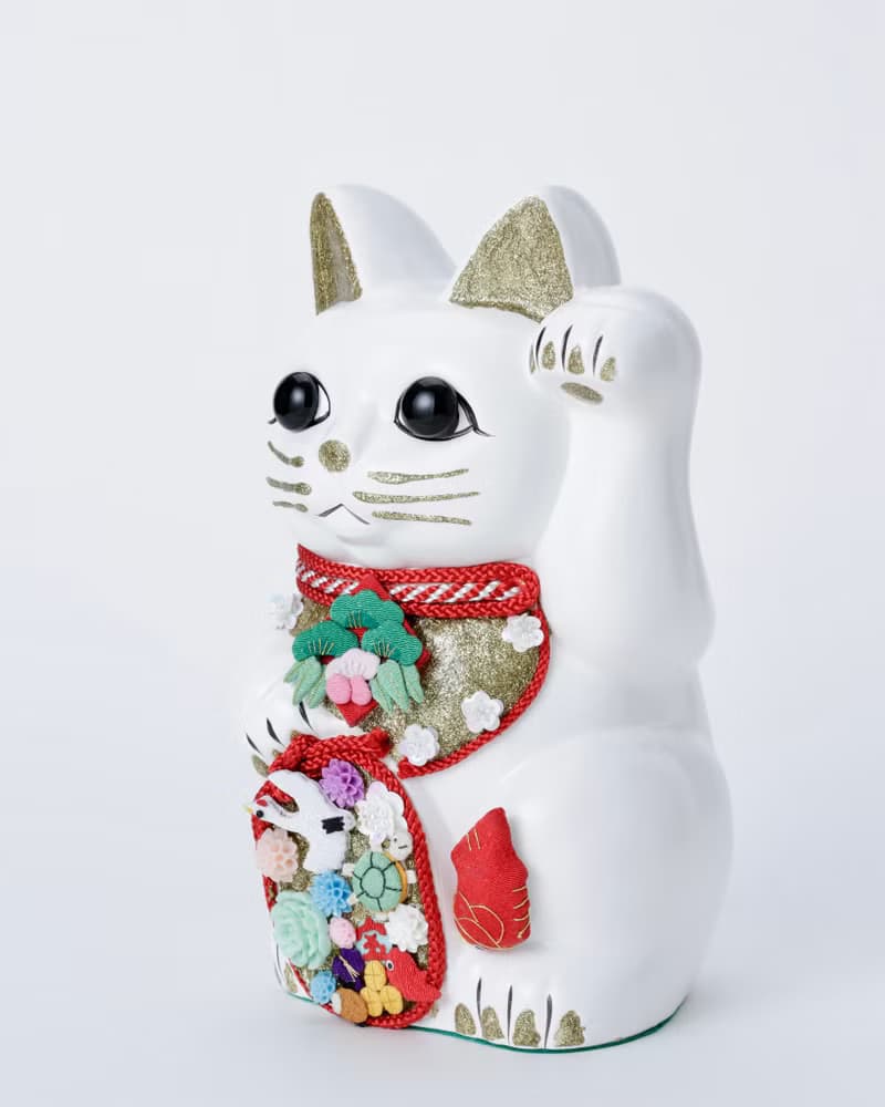 招き猫鶴亀ご縁猫