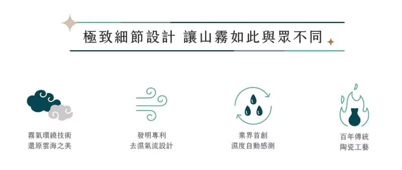 山霧阿里山陶瓷香氛機+5ml精油