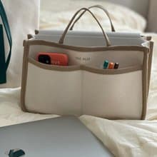 韓國 The Ally | INNER BAG內袋(大) | 米/黑 |適合Blair Bag使用