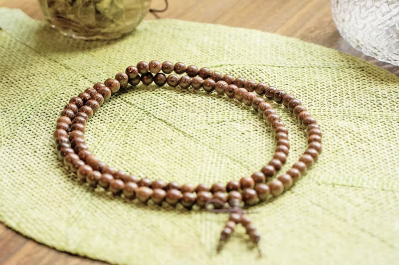 雞翅木 108念珠唸珠|| 放鬆凝神 淨化磁場 木頭木質手鍊