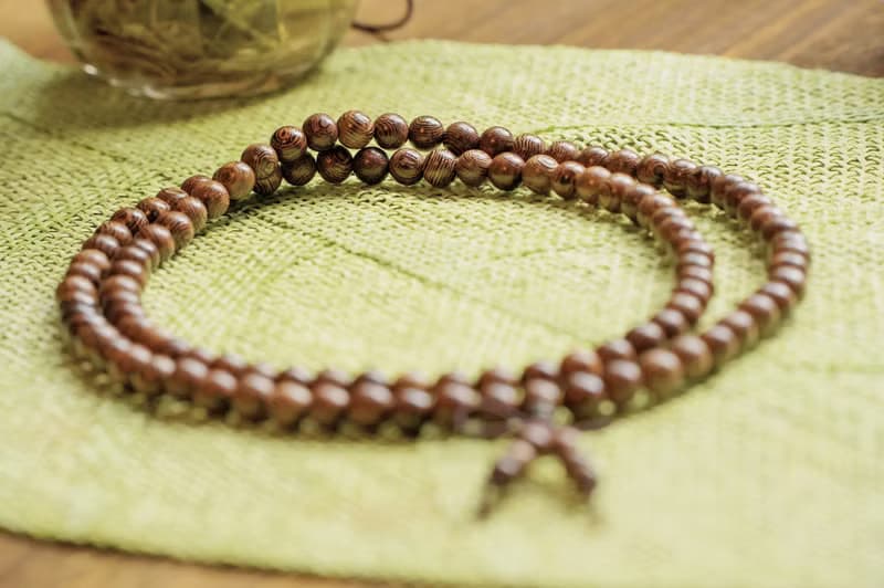 雞翅木 108念珠唸珠|| 放鬆凝神 淨化磁場 木頭木質手鍊