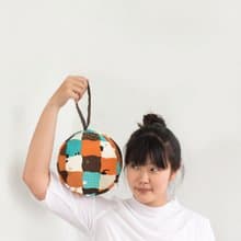 圖片花布已用罄 私訊挑選花布訂製  圓圈圈手拿包 手腕包