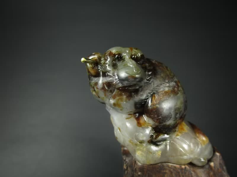 雕件 一瞬千里 臺灣花年糕玉