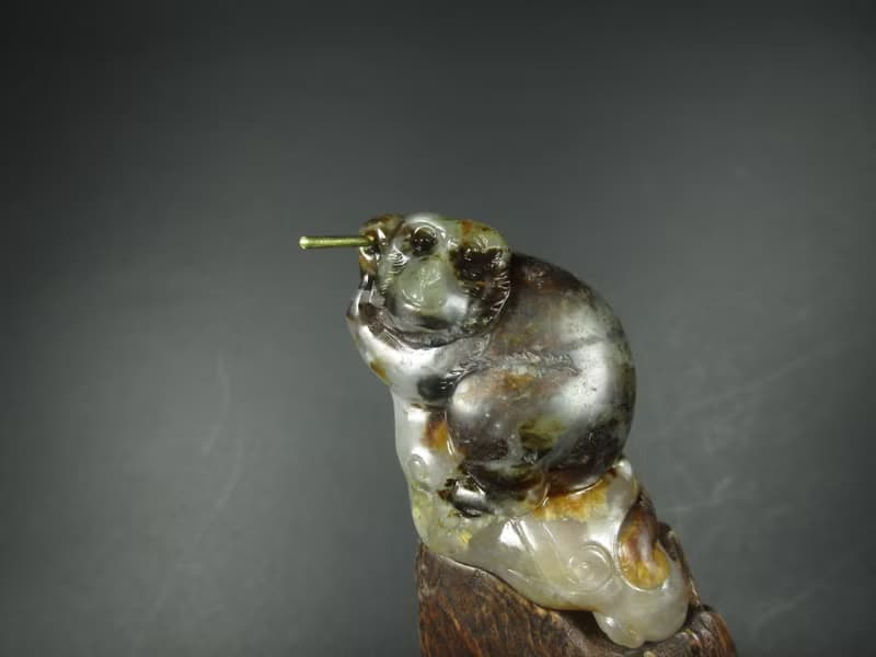 雕件 一瞬千里 臺灣花年糕玉