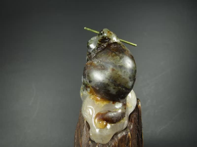 雕件 一瞬千里 臺灣花年糕玉