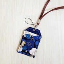 【天生麗質山茶花與兔兔&深藍】 御守造型卡套 卡套 證件套