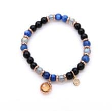 藍寶石 • 月亮石 • 黑曜石 • 水晶手鍊