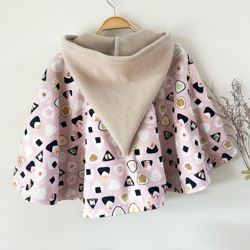 現貨 飯糰粉精靈斗篷 0-4歲