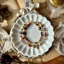 -敦煌戈壁-天然水晶手鏈/黃銅手鍊