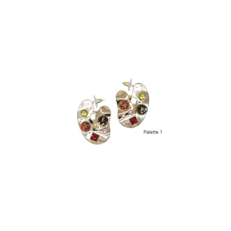 Palette Snowball Earrins 1