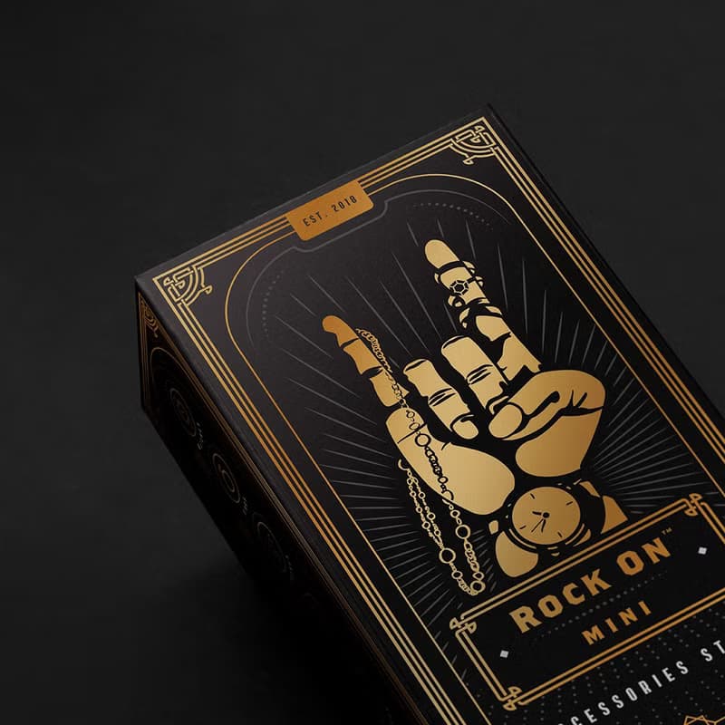 【英國 Luckies】搖滾耳機置物架-金