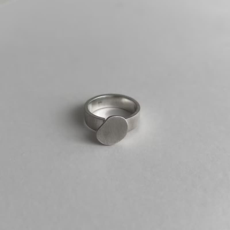 戒指 925純銀 flat ring01