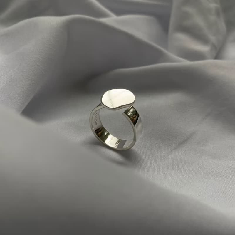 戒指 925純銀 flat ring01