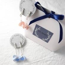 YLANG【含苞】造型耳環Swarovski/藝術銅線(無痛仿針耳夾/耳勾)