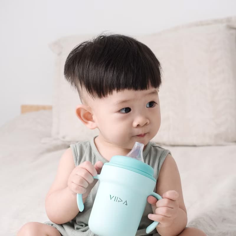 Soufflé 鴨嘴型抗菌不鏽鋼學習杯 | 首創採用304L不鏽鋼