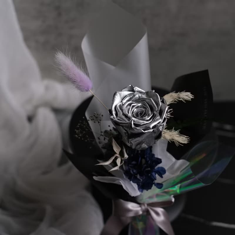 【銀河】永生花束 進口厄瓜多永生玫瑰