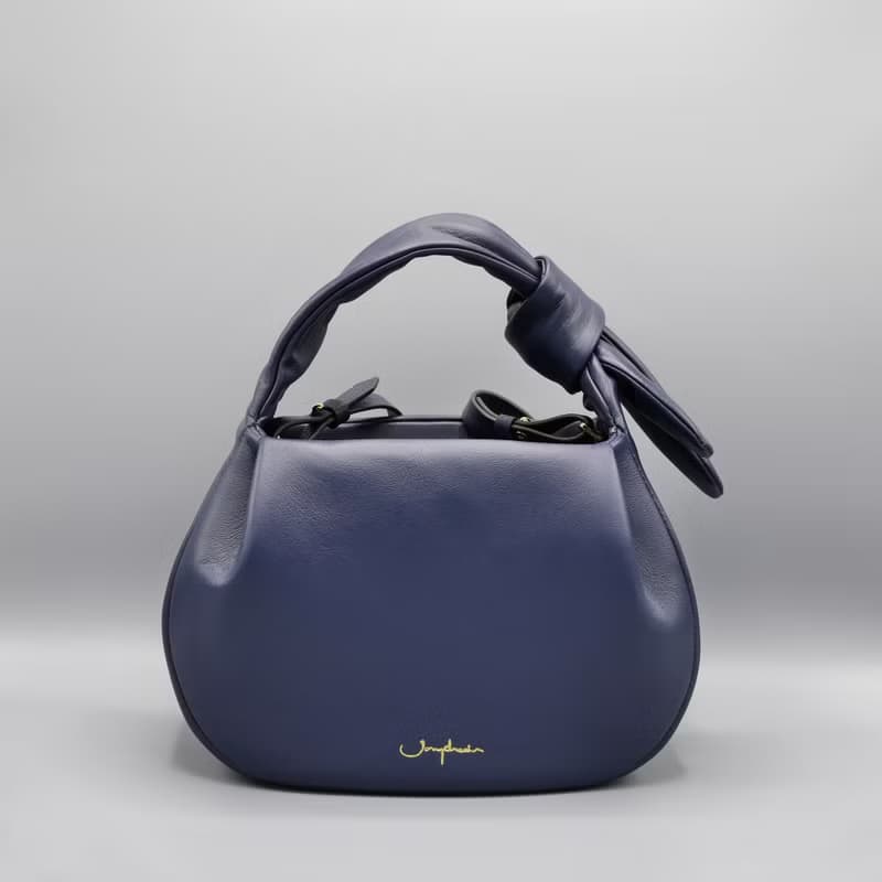 Garrett Bag in Navy Lambskin