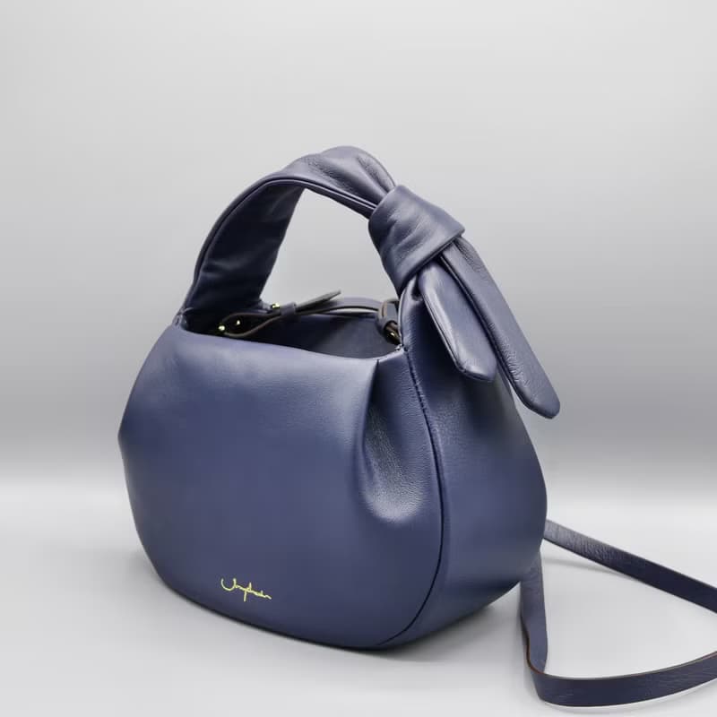Garrett Bag in Navy Lambskin