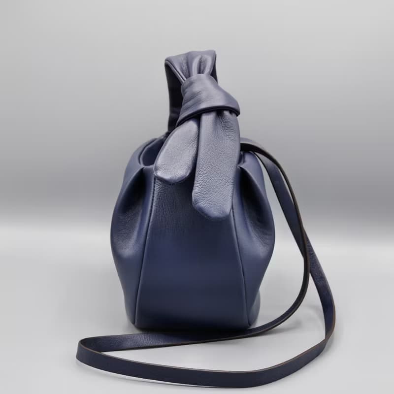 Garrett Bag in Navy Lambskin