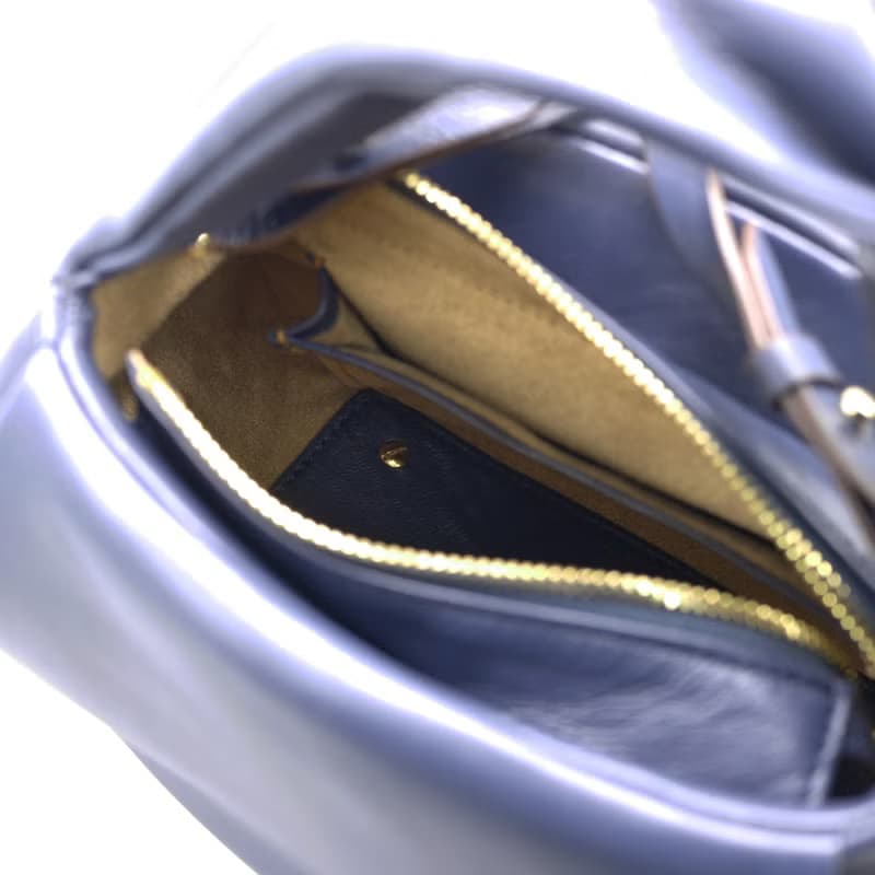 Garrett Bag in Navy Lambskin