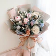 永生花 永生玫瑰花 乾燥花 紀念日禮物 求婚花束 告白 祝賀禮物