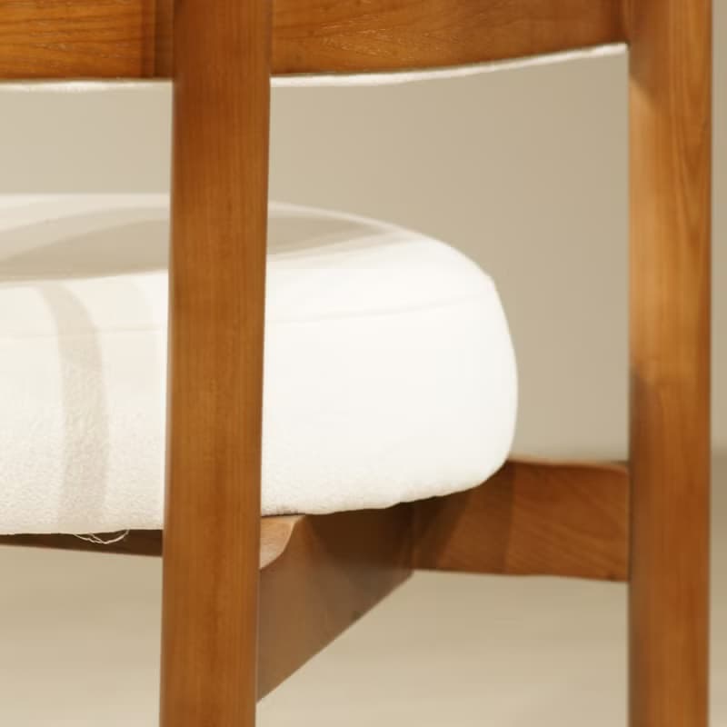 原木實木餐椅 雪倫日式休閒椅 復古極簡 現代設計創意 喬遷禮物