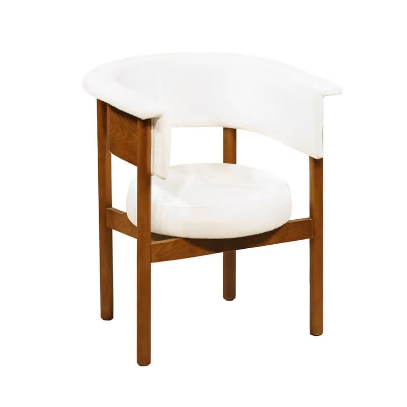 原木實木餐椅 雪倫日式休閒椅 復古極簡 現代設計創意 喬遷禮物