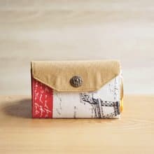 短夾 女 - 寫一封信  素錢包 輕量 手工禮物