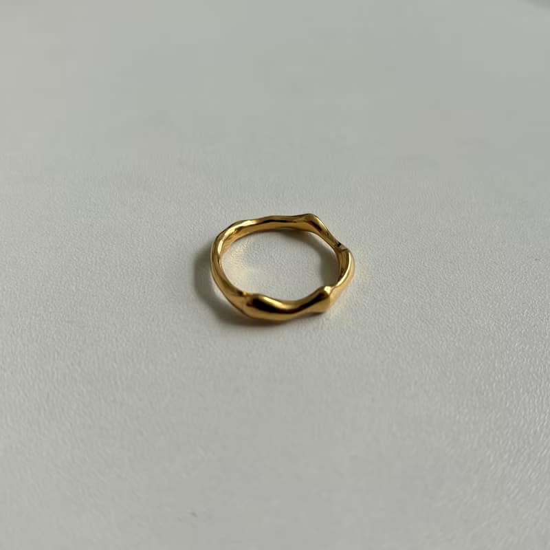 戒指 925純銀 wave ring05