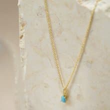 十二月誕生石 綠松石項鍊