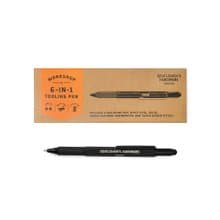 英國GENTLEMEN'S HARDWARE六合一多功能Tool Pen黑色金屬工具筆
