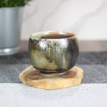 【母親節禮物】110ml 天目釉 柴燒茶杯 鶯歌名家葉敏祥手工作品