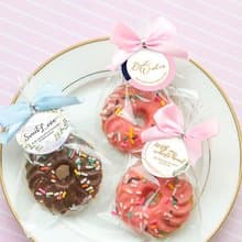 大理石風格 巧克力甜甜圈餅乾 喜糖包 (限低溫宅配) 婚禮小物