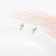 【Angel & Me】仙人掌 一對 s925純銀 耳環 耳夾 情人節 生日禮物