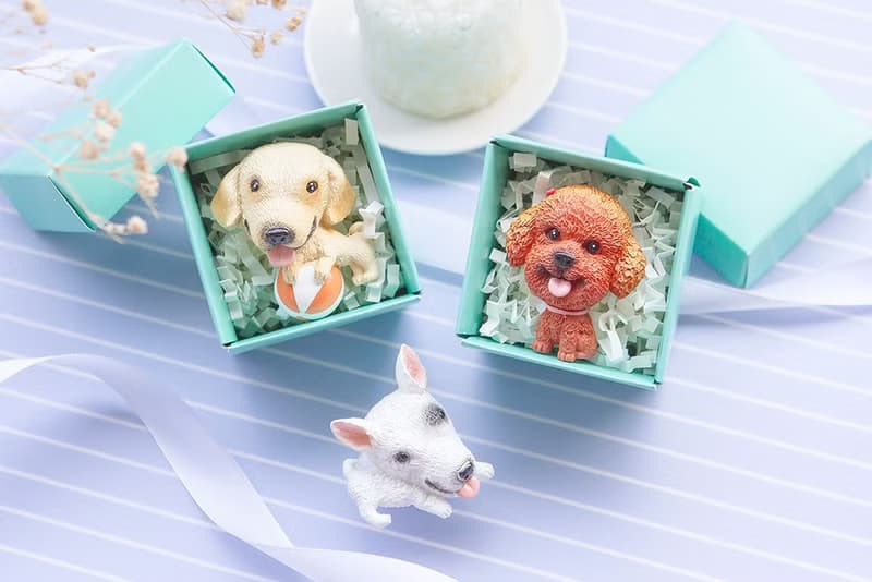 T盒裝 大頭款小狗磁鐵 小禮盒 創意文具 驚喜抽獎 婚禮小物 獎品