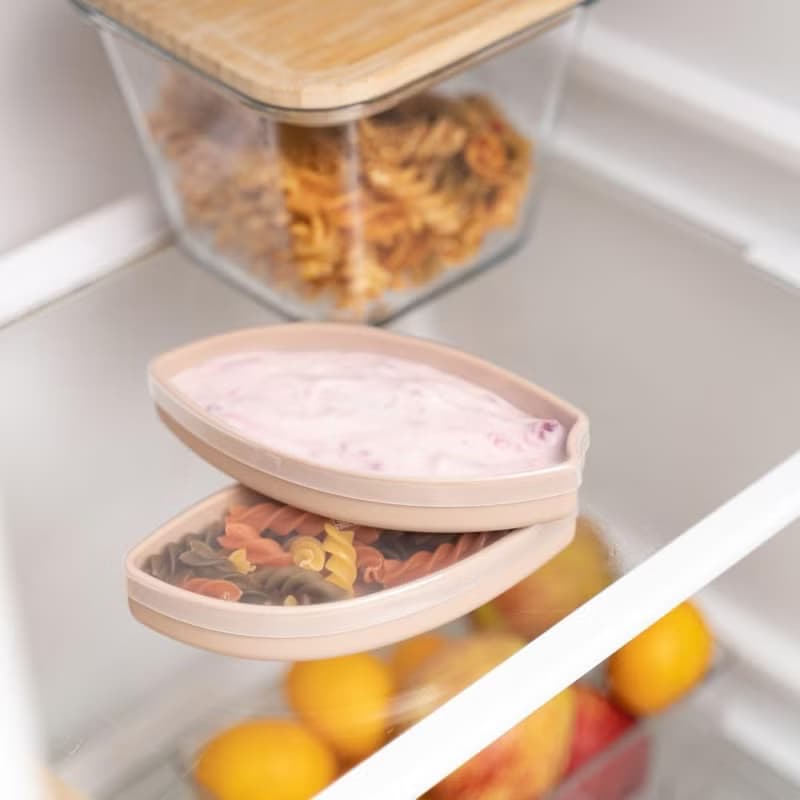 Tidy TOT 矽膠吸盤餐盤及零食盒 - 狐狸