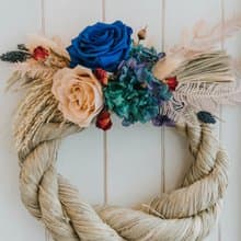 蛇年賀禮附禮品袋/注連繩/新年花禮/永生花禮/新年禮物/過年禮物