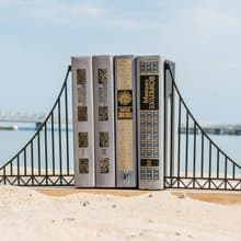 Metal Bookends // Verrazano Bridge // Cool Home Decor Gift// Free shipping //