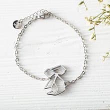 兔子手鍊 幾何系列- 抗敏醫療鋼