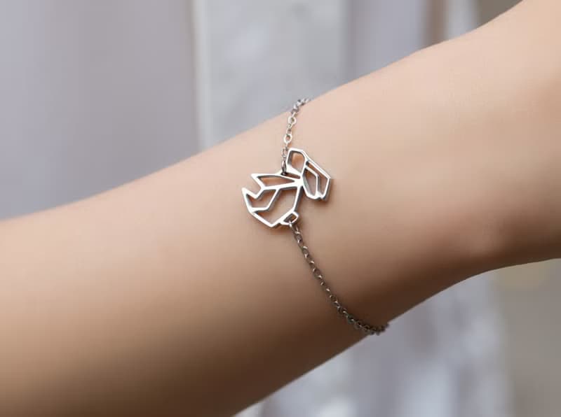 兔子手鍊 幾何系列- 抗敏醫療鋼