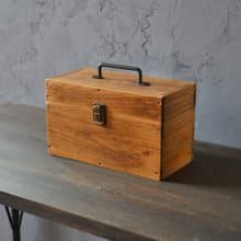 0310mito  木製ケース 日本産ひのきのトランクBOX Mサイズ