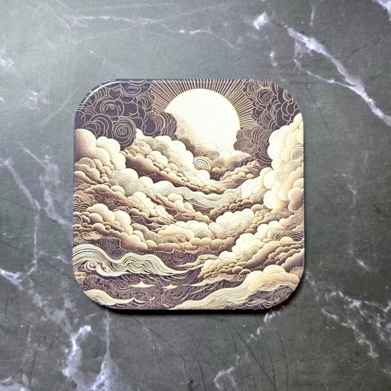 天光雲影-吸水陶瓷杯墊